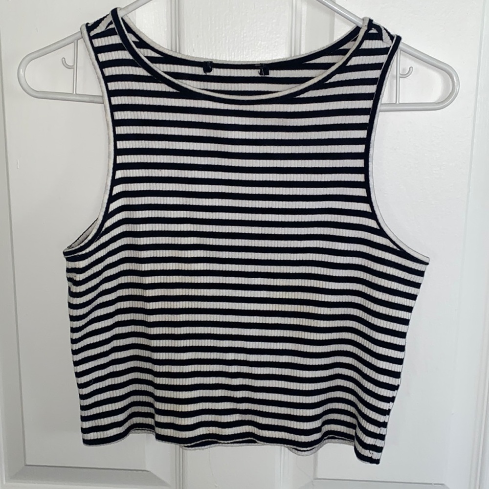 Striped Crop Top
